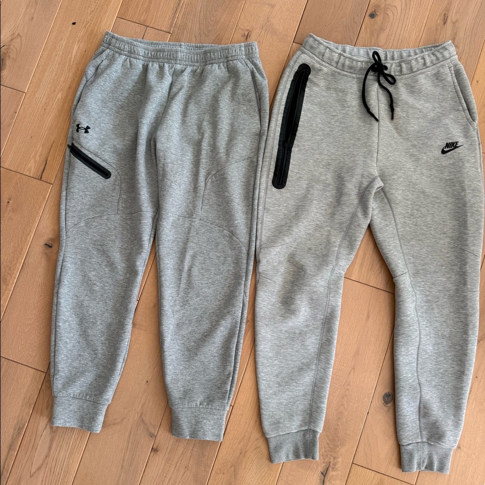 2 men sweatpants Nike Med. UNDER ARMOUR size L